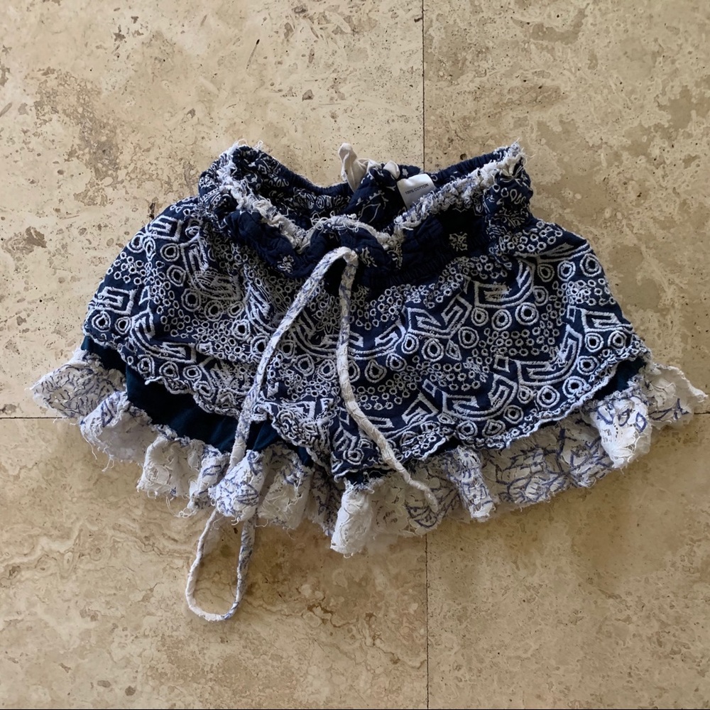 Blue shorts